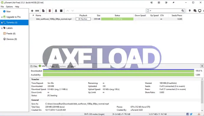 uTorrent 1.6 1 ภาษา ไทย​