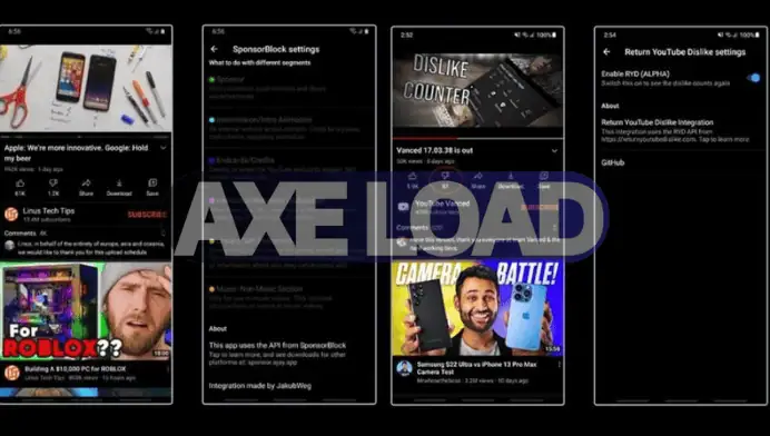 YouTube Vanced ดาวน์โหลดฟรี